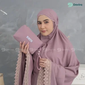 Dovira Mukena Dewasa Daily 2 In 1 Katun Mikro Premium Nuha Series