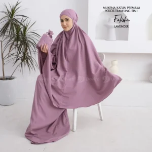 Dovira Mukena 2 In 1 Traveling Katun Mikro Polos Falisha